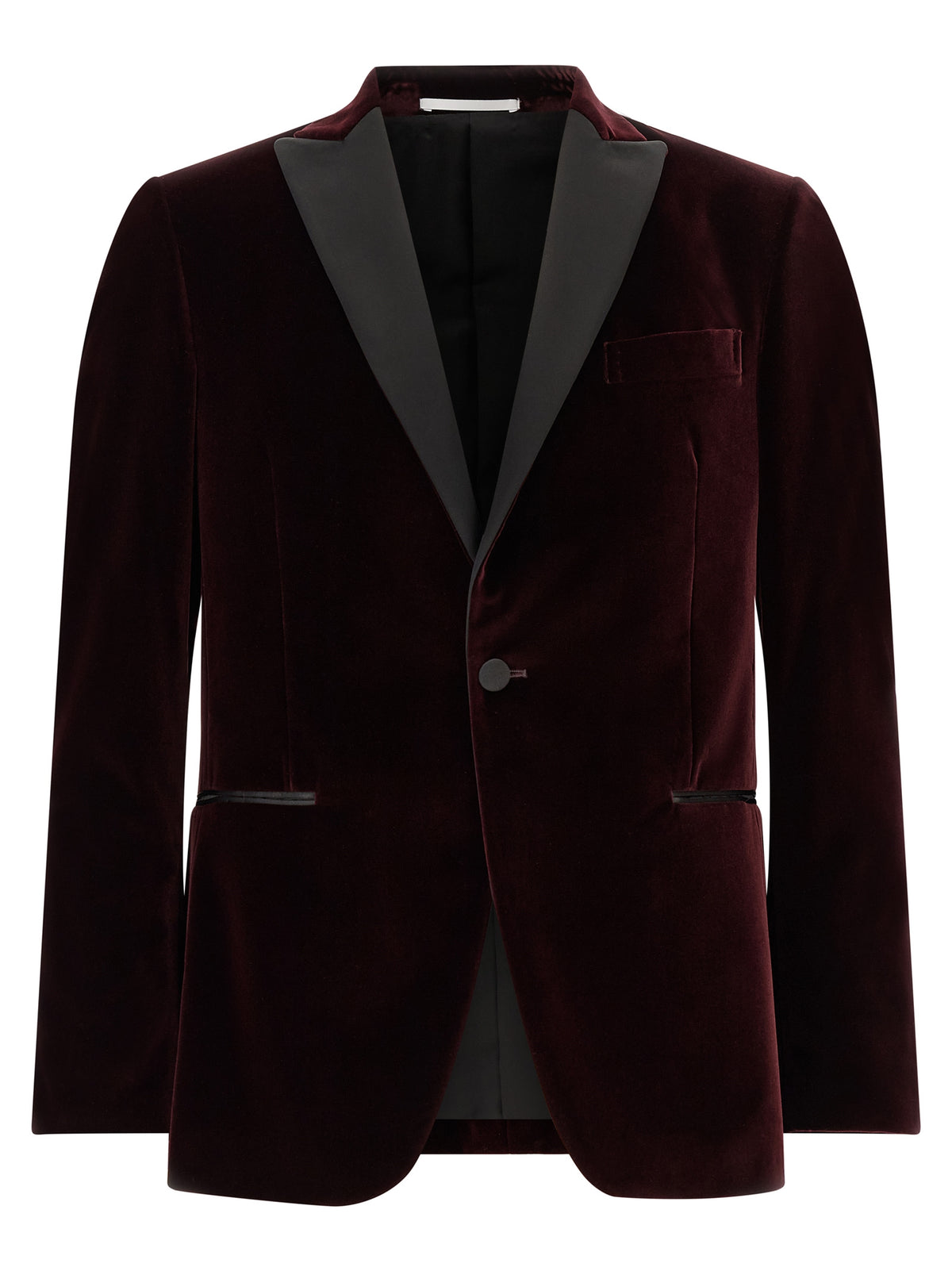 Pal Zileri Bordeaux Cotton Men's Blazer