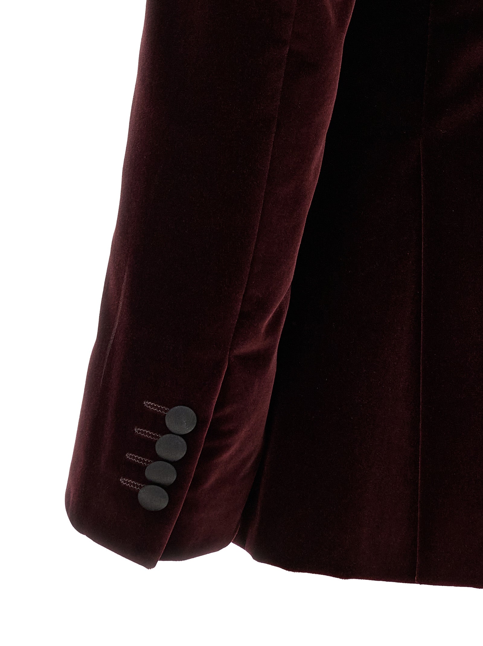 Pal Zileri Bordeaux Cotton Men's Blazer