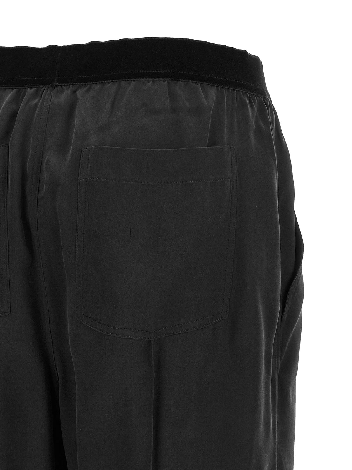 Tom Ford Black Silk Bottoms Women's Sleepwear