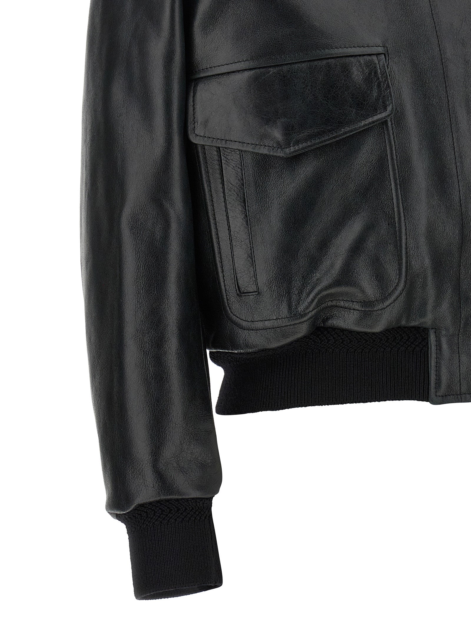 Tom Ford Black Lamb Leather Leather Women's Jacket