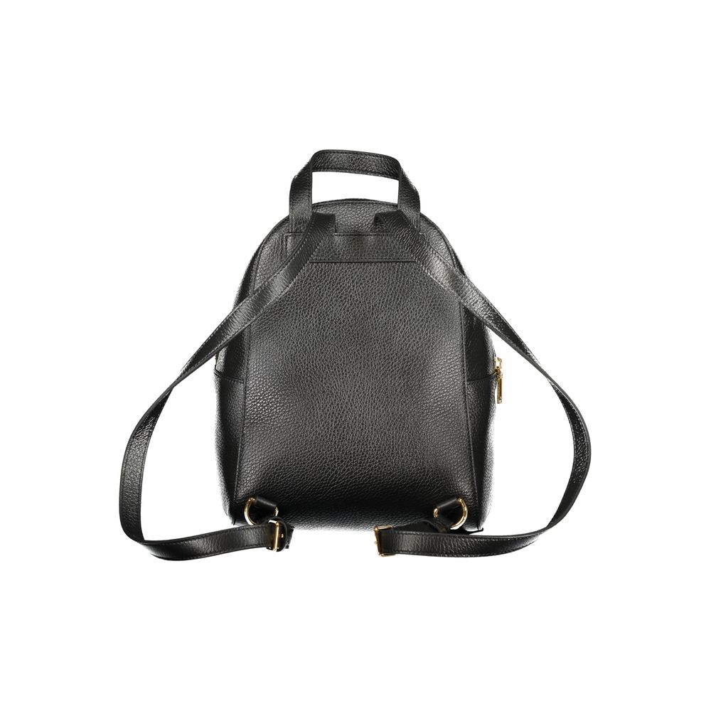 Coccinelle Black Leather Women Women's Backpack