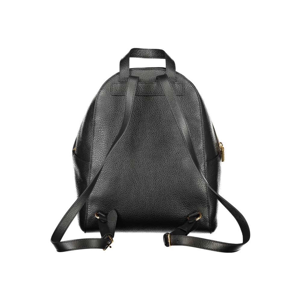 Coccinelle Black Leather Women Women's Backpack