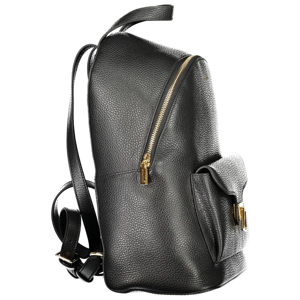 Coccinelle Black Leather Women Women's Backpack