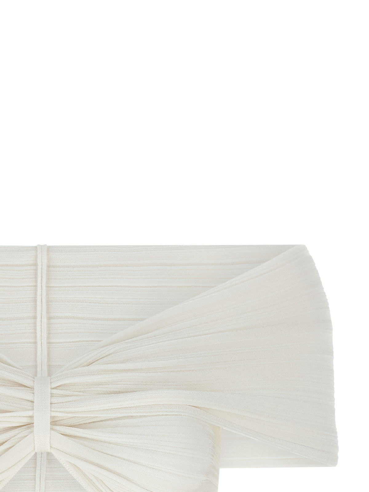 ANTONINO VALENTI White Viscose Sleeveles Women's T-Shirt