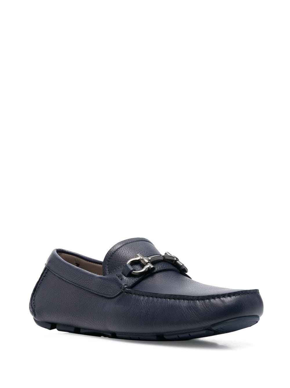 Ferragamo Men's Gancini-Buckle Loafers