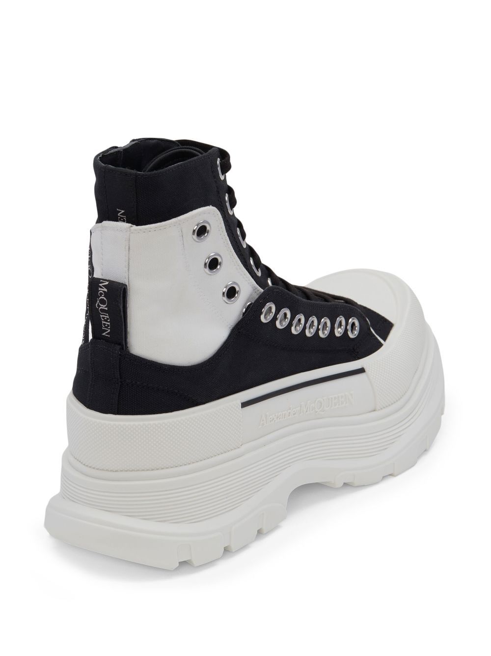 Alexander Mcqueen Men's Tread Slick Lace-Up Fastening Boots