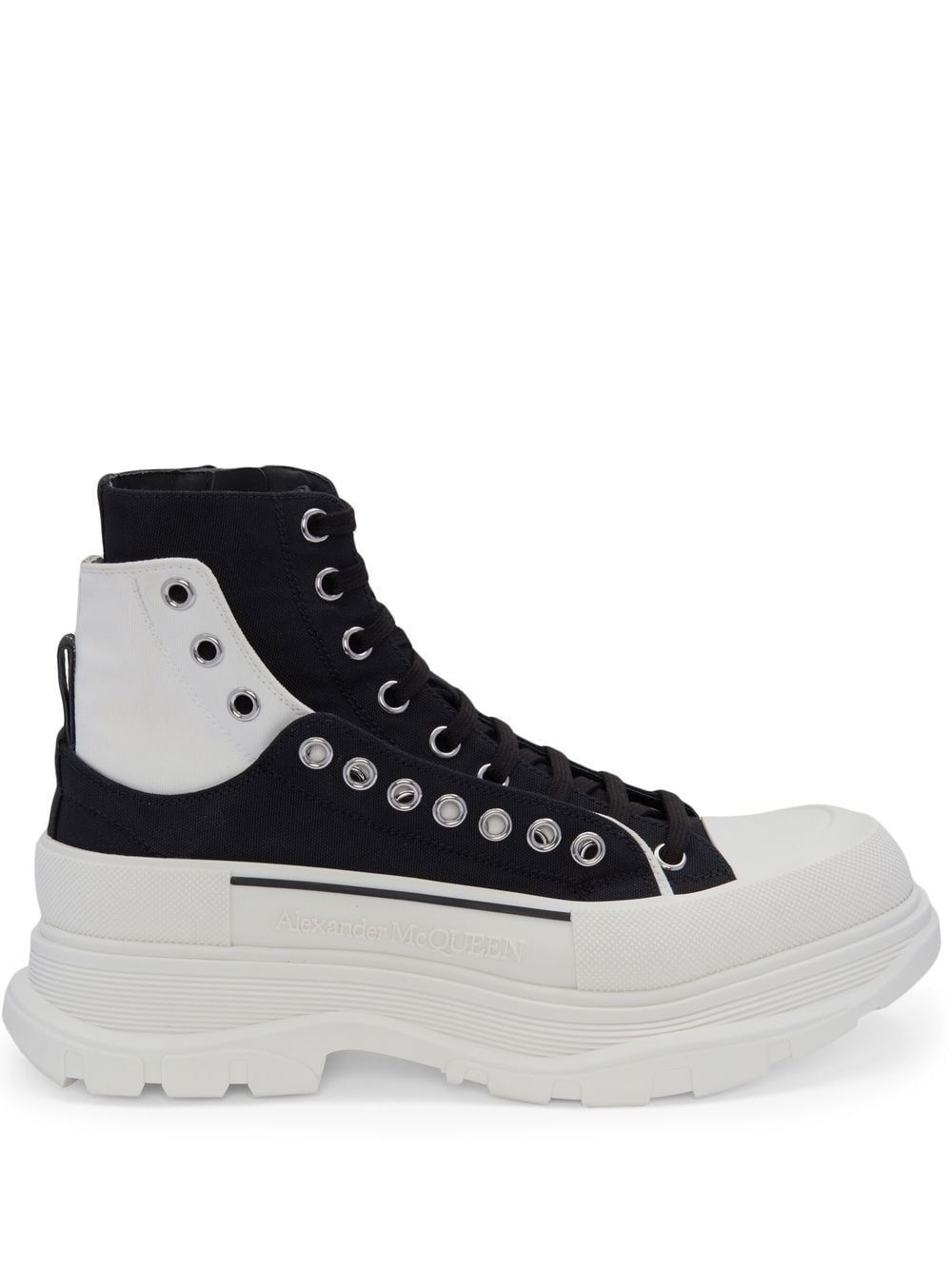 Alexander Mcqueen Men's Tread Slick Lace-Up Fastening Boots