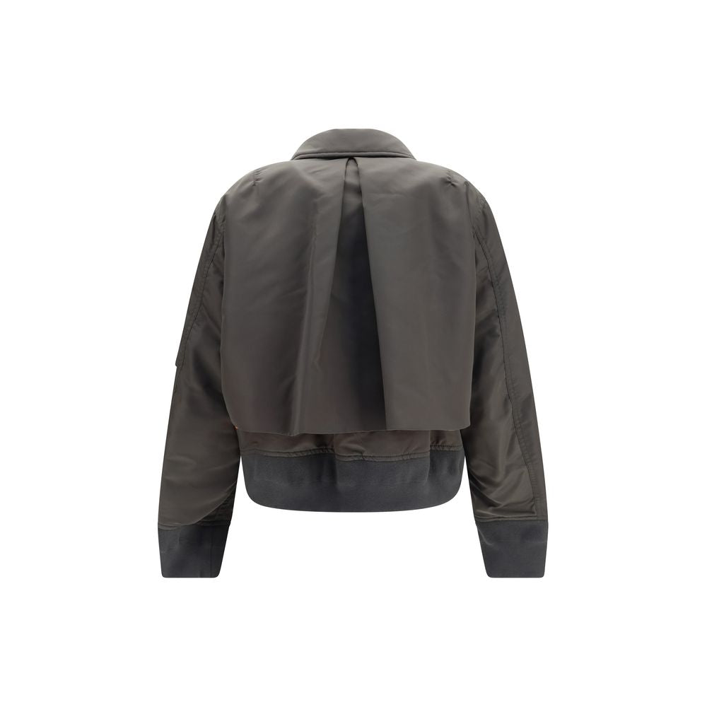 Sacai Bicolor Nylon Women's Bomber