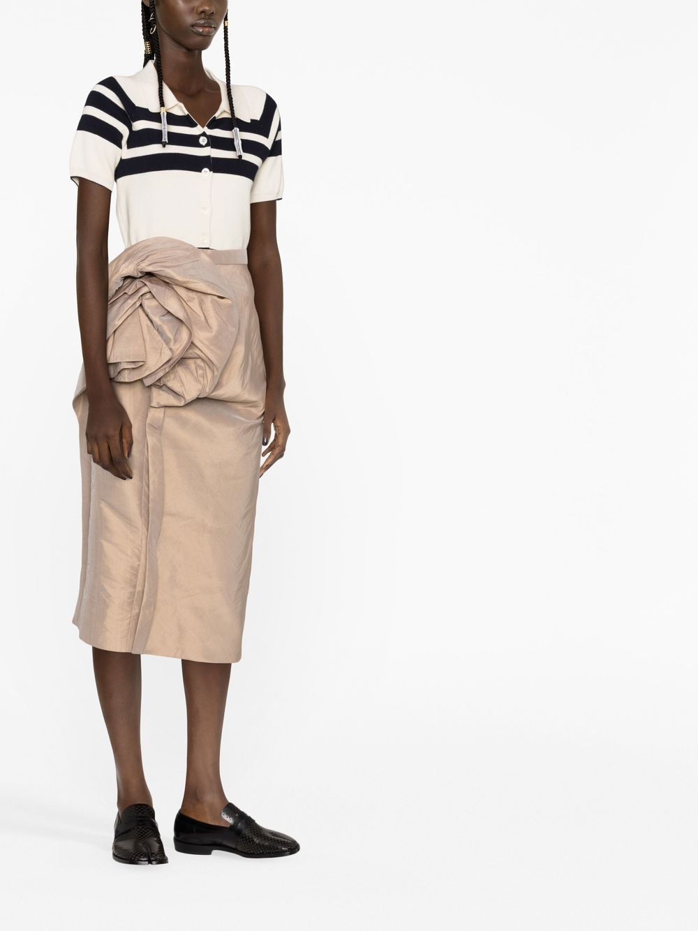 Maison Margiela Women's Midi Skirt With Ruffles