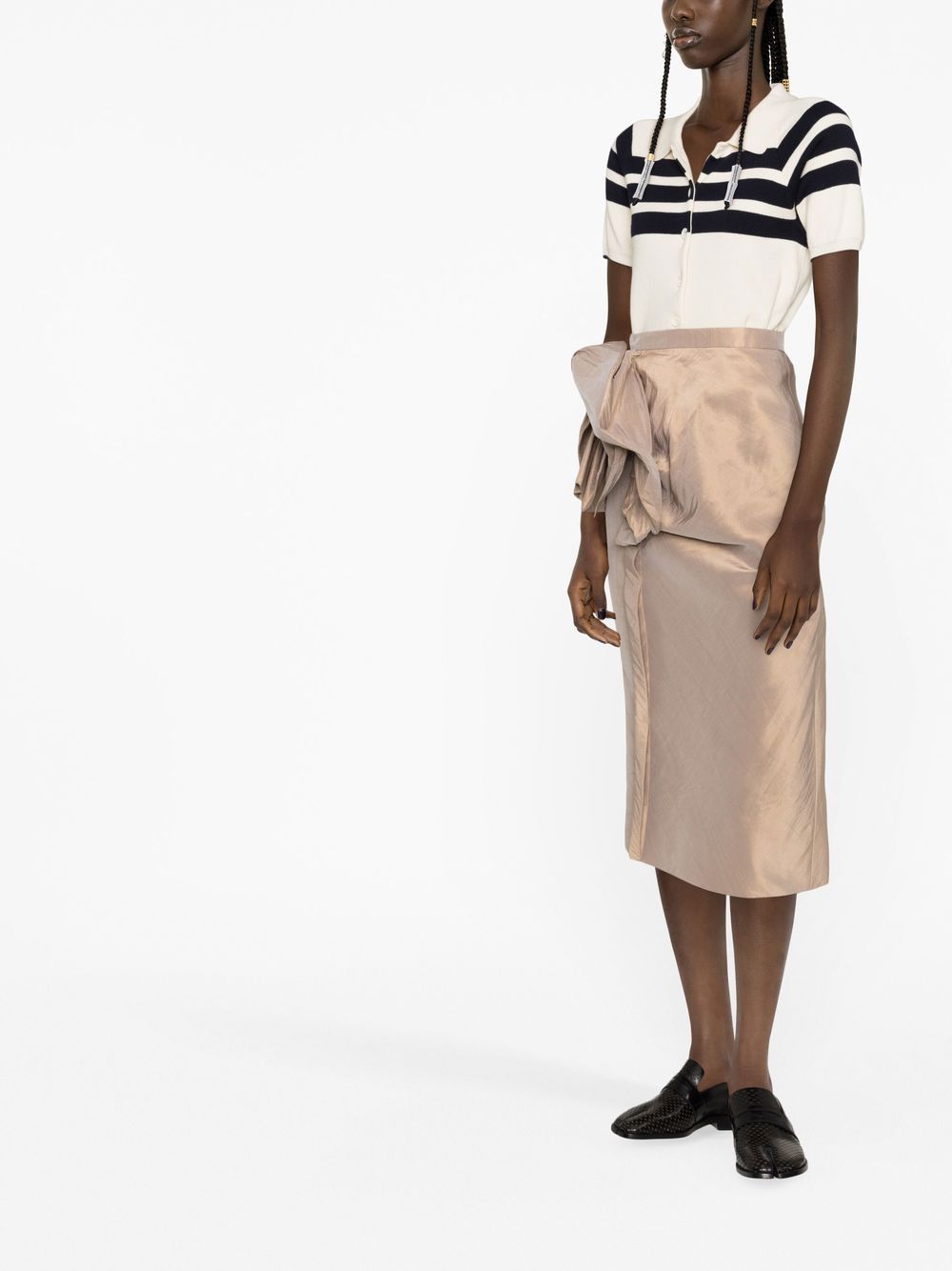 Maison Margiela Women's Midi Skirt With Ruffles
