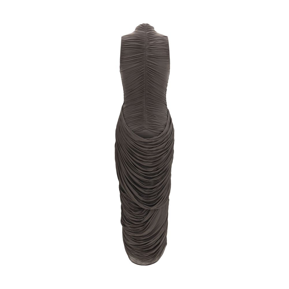 Magda Butrym Gray Copper Cocktail Women's Dress