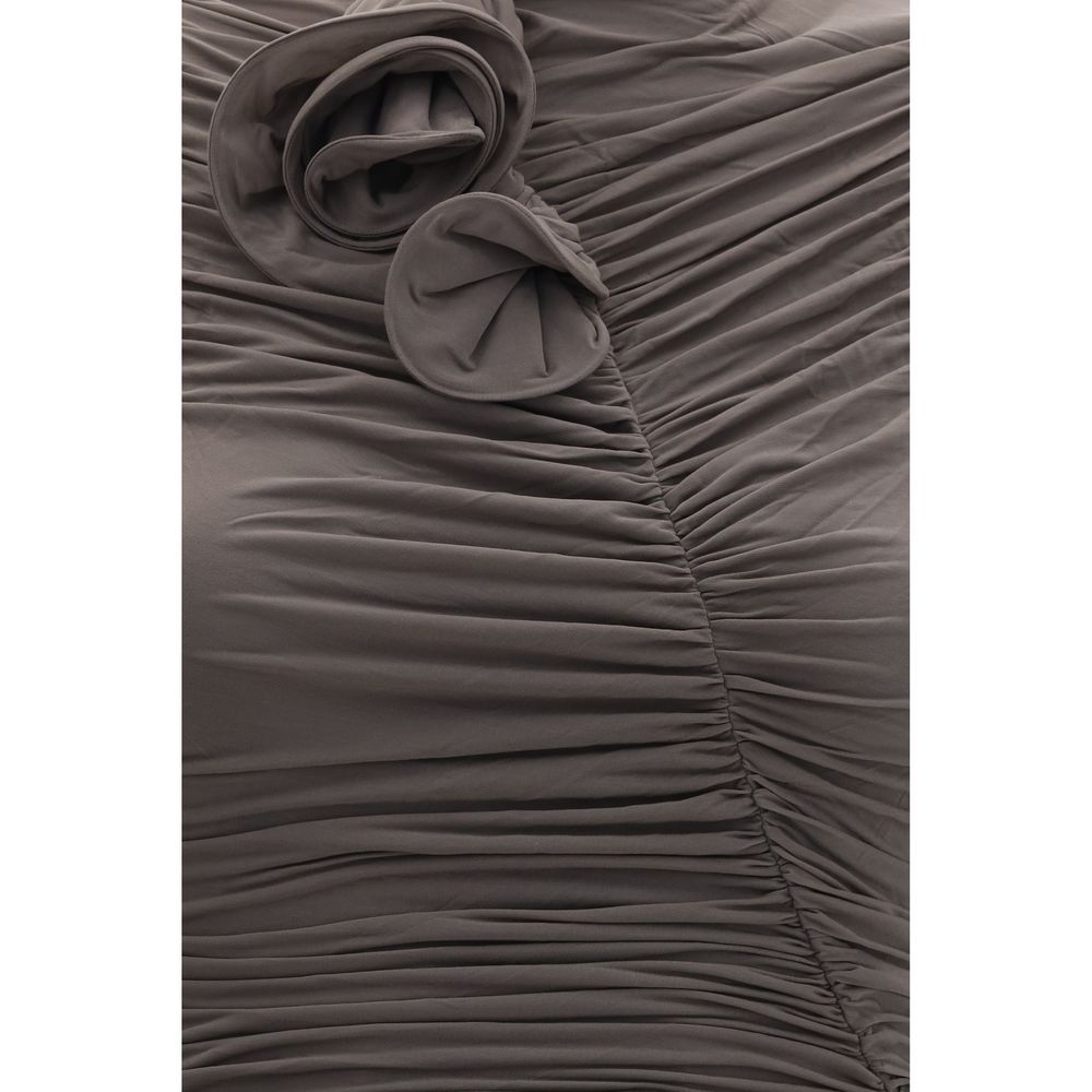 Magda Butrym Gray Copper Cocktail Women's Dress