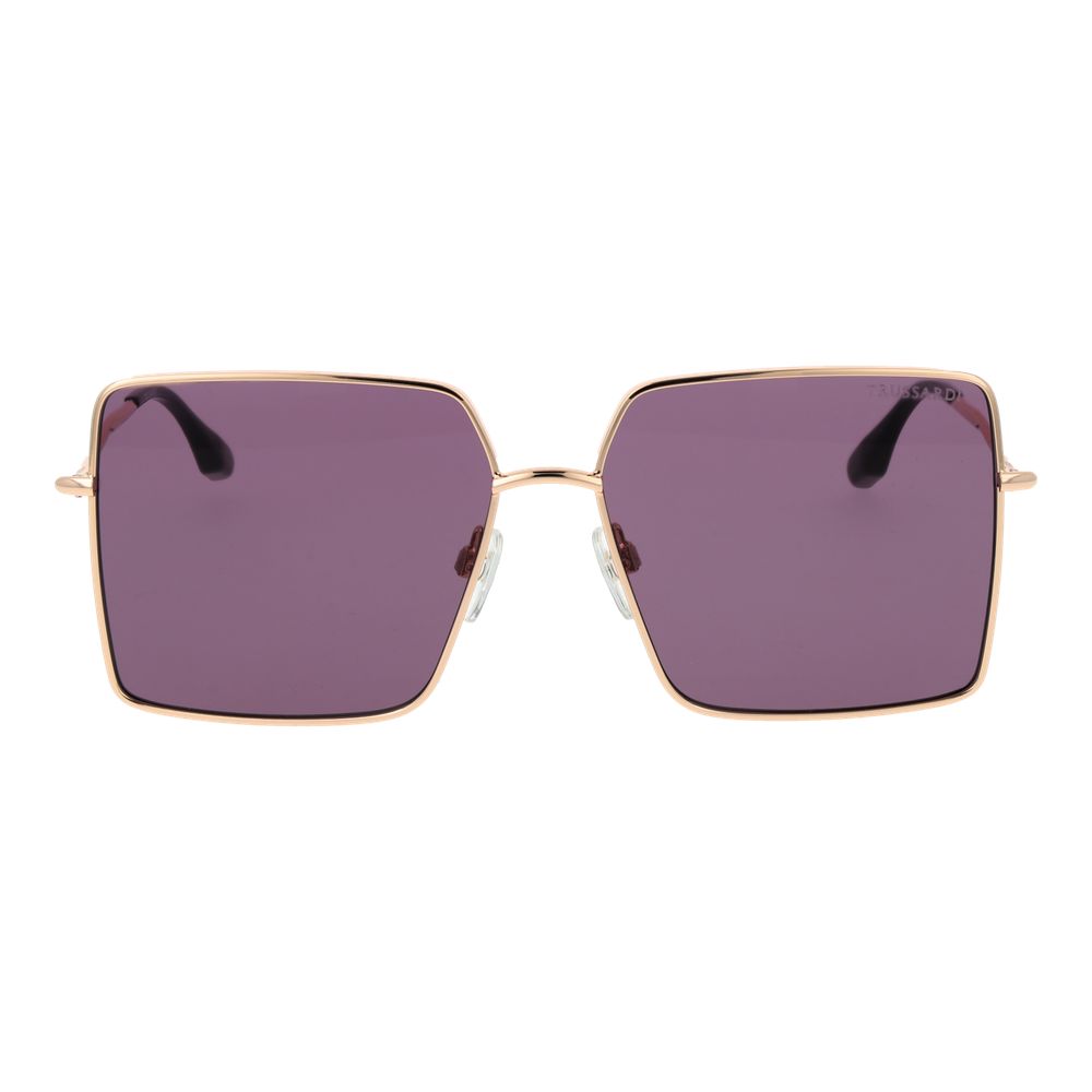 Trussardi Gold Stainless Steel Women's Sunglasses