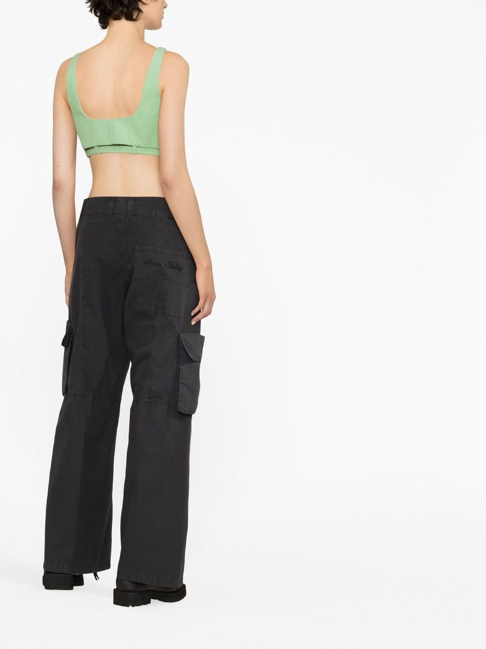 Ganni Women's Cropped Tank Top