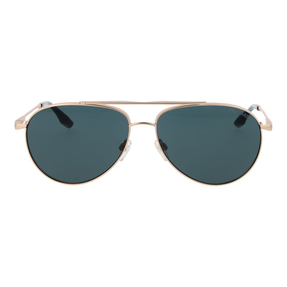 Trussardi Gold Stainless Steel Men's Sunglasses
