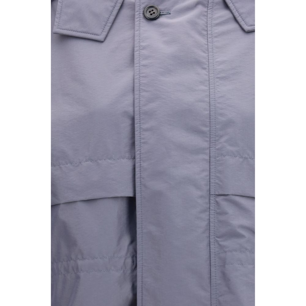 Marni Gray Polyamide Full-Length Women's Jacket