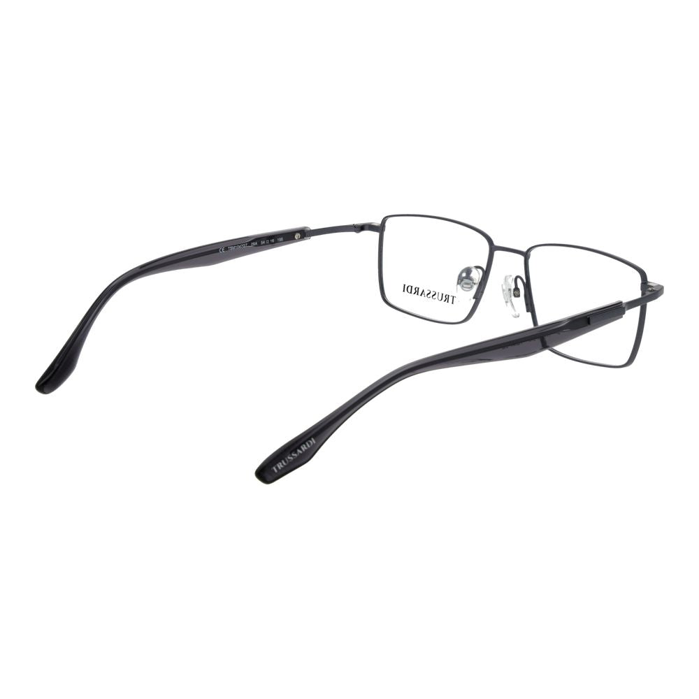 Trussardi Gray Stainless Steel Glasses Men's (Frames)