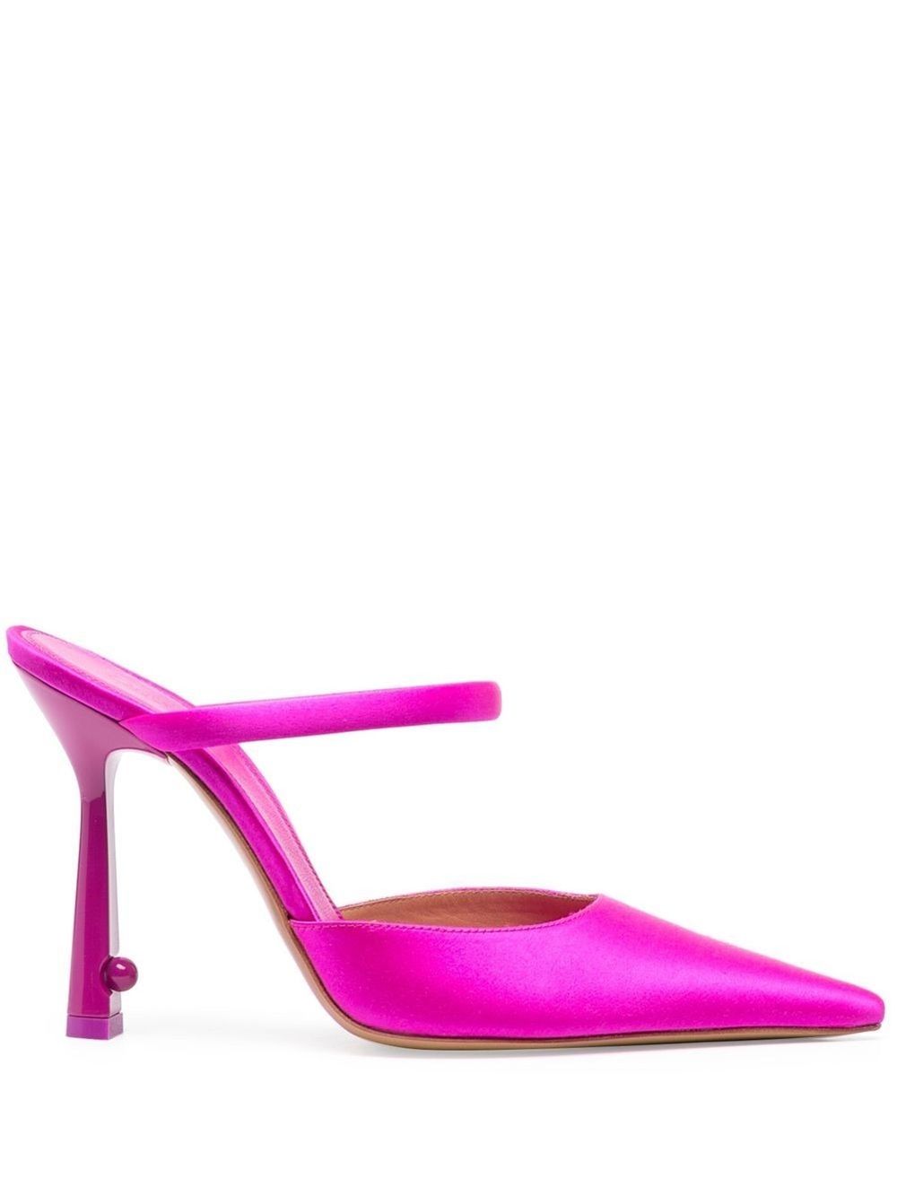 Off White Women's Satin Lollipop Mules
