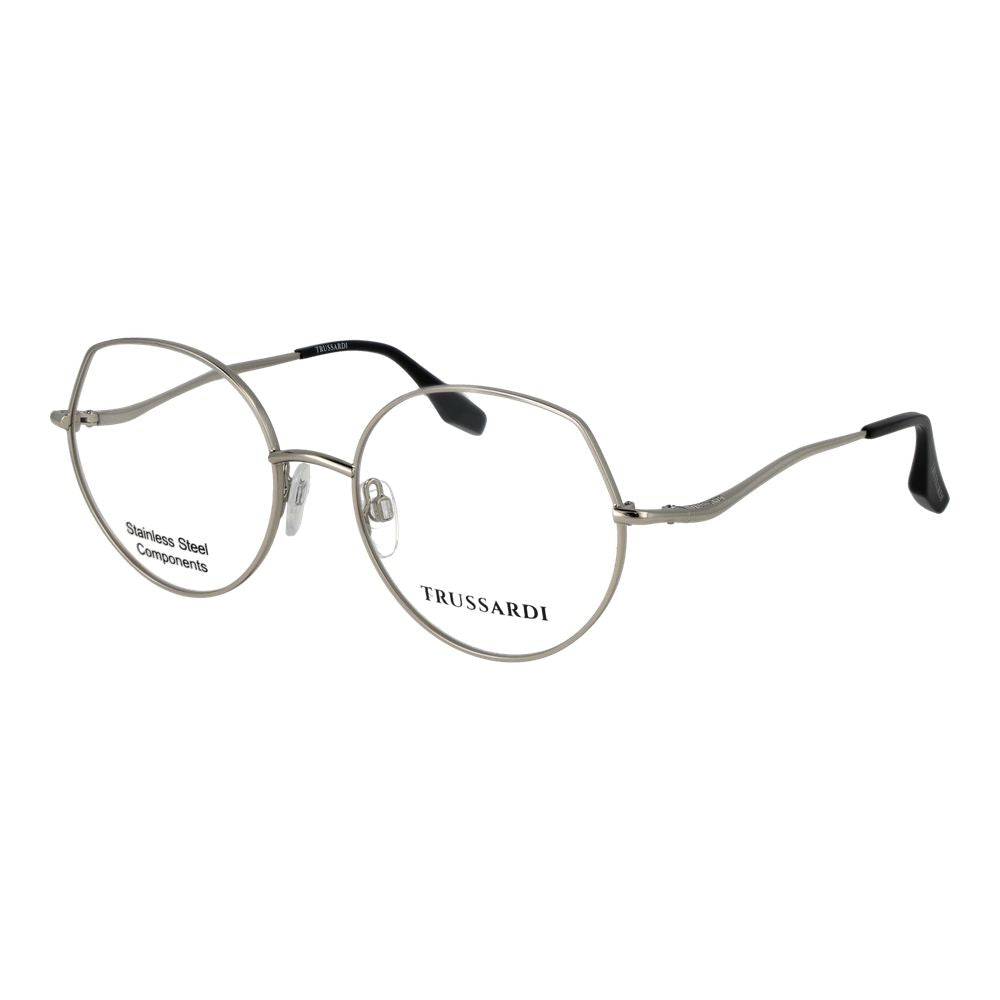 Trussardi Silver Stainless Steel Glasses Women's (Frames)