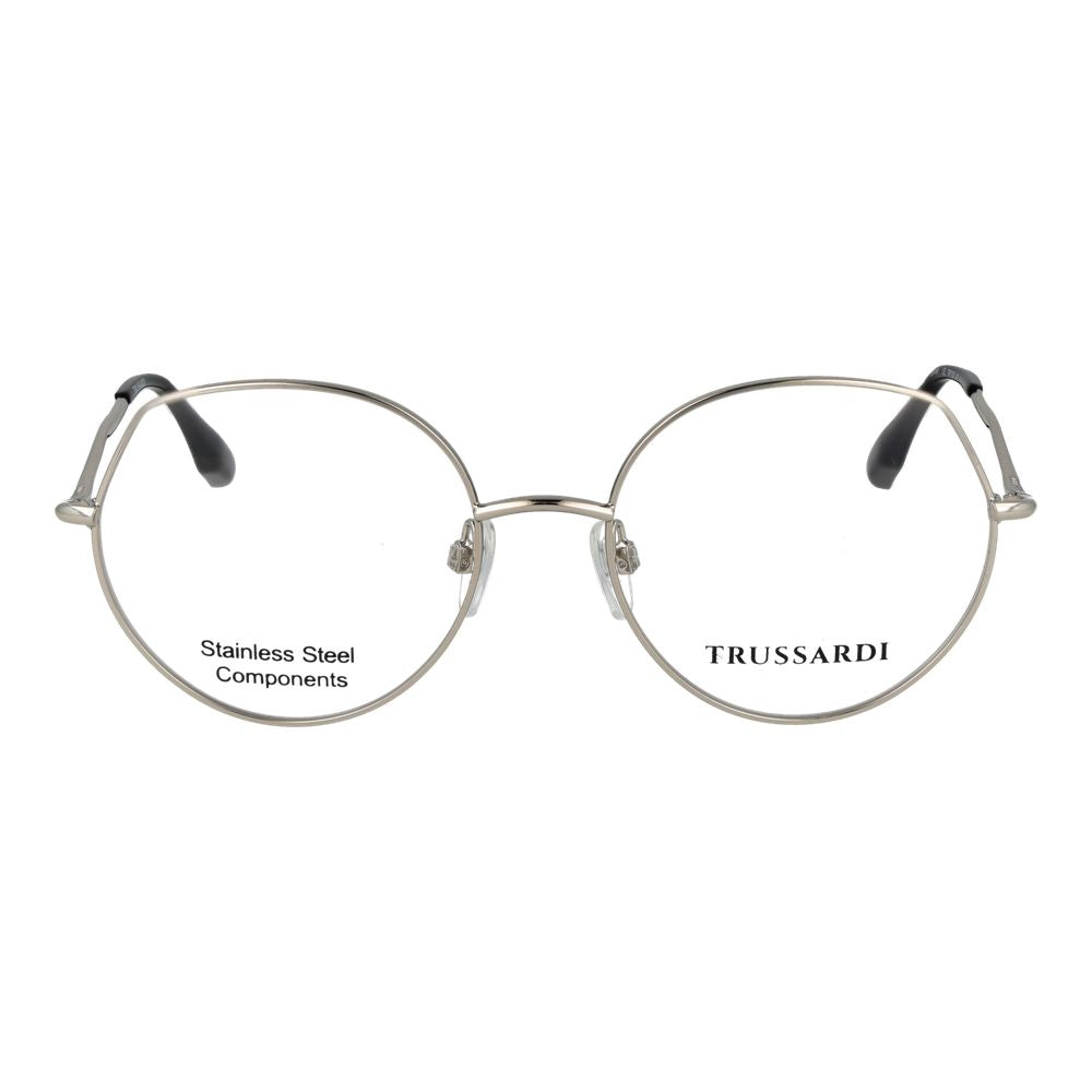 Trussardi Silver Stainless Steel Glasses Women's (Frames)