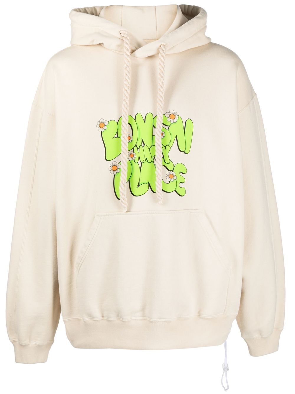 Bonsai Men's Printed Cotton Hoodie