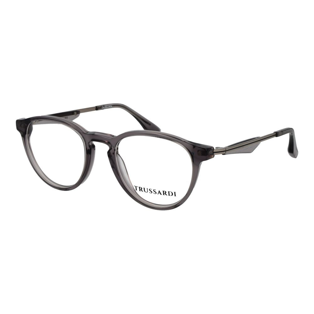 Trussardi Gray Acetate Glasses Men's (Frames)