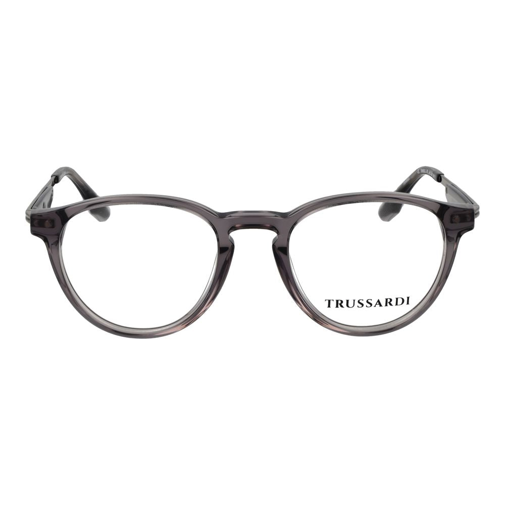 Trussardi Gray Acetate Glasses Men's (Frames)