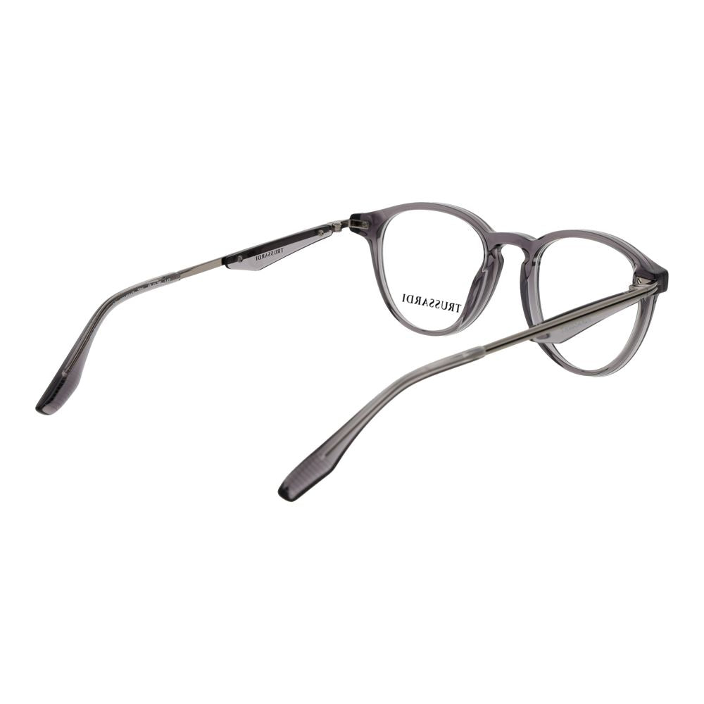 Trussardi Gray Acetate Glasses Men's (Frames)