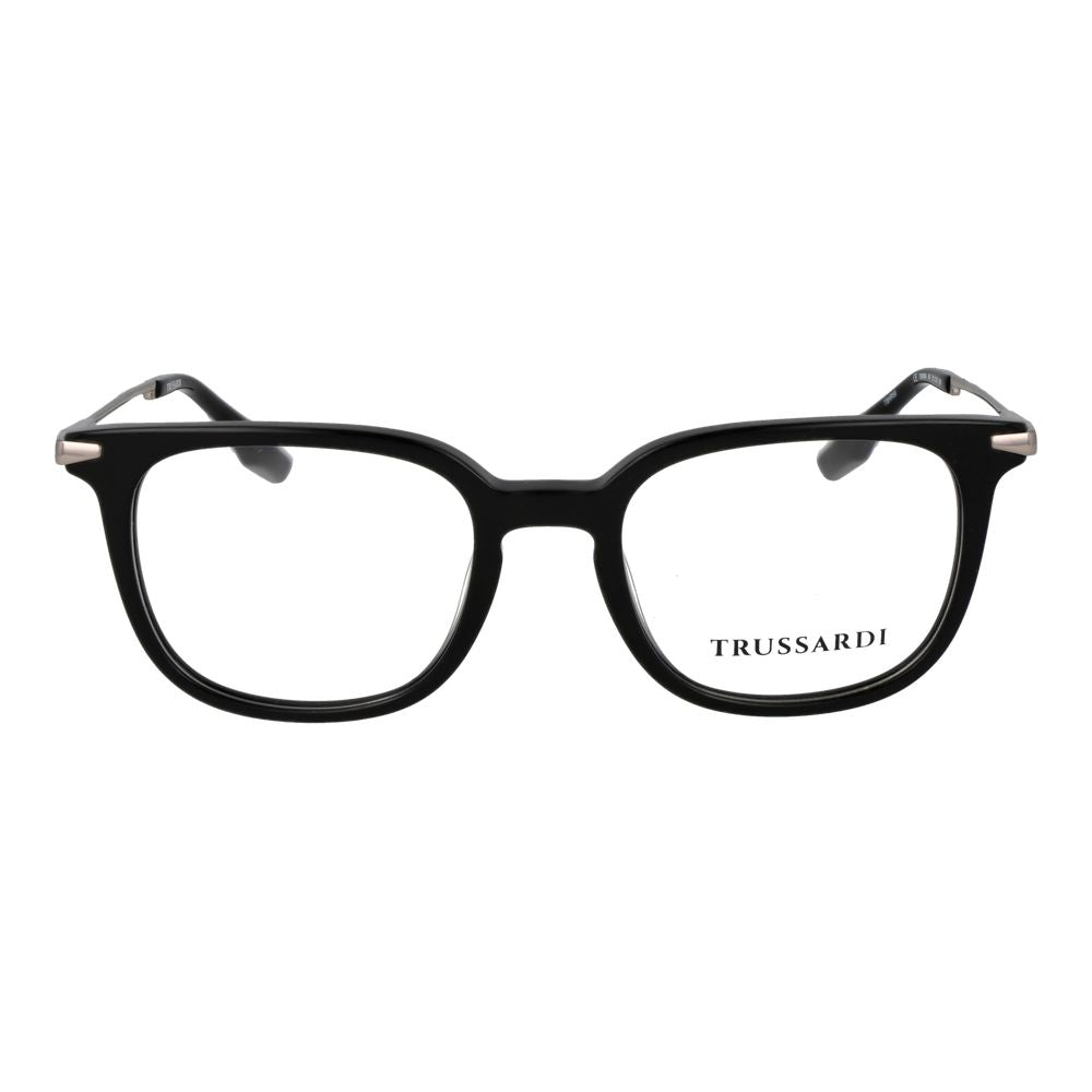 Trussardi Black Acetate Glasses Men's (Frames)