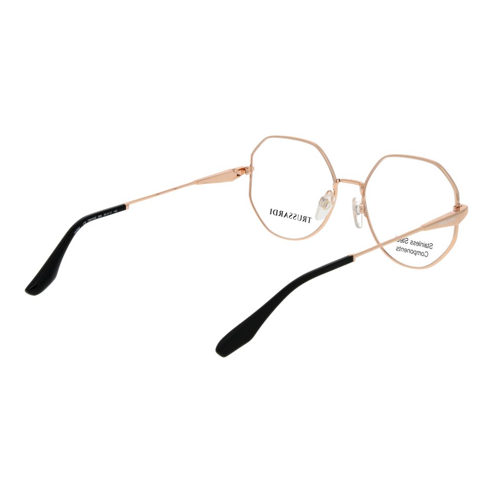 Trussardi Black Stainless Steel Glasses Women's (Frames)