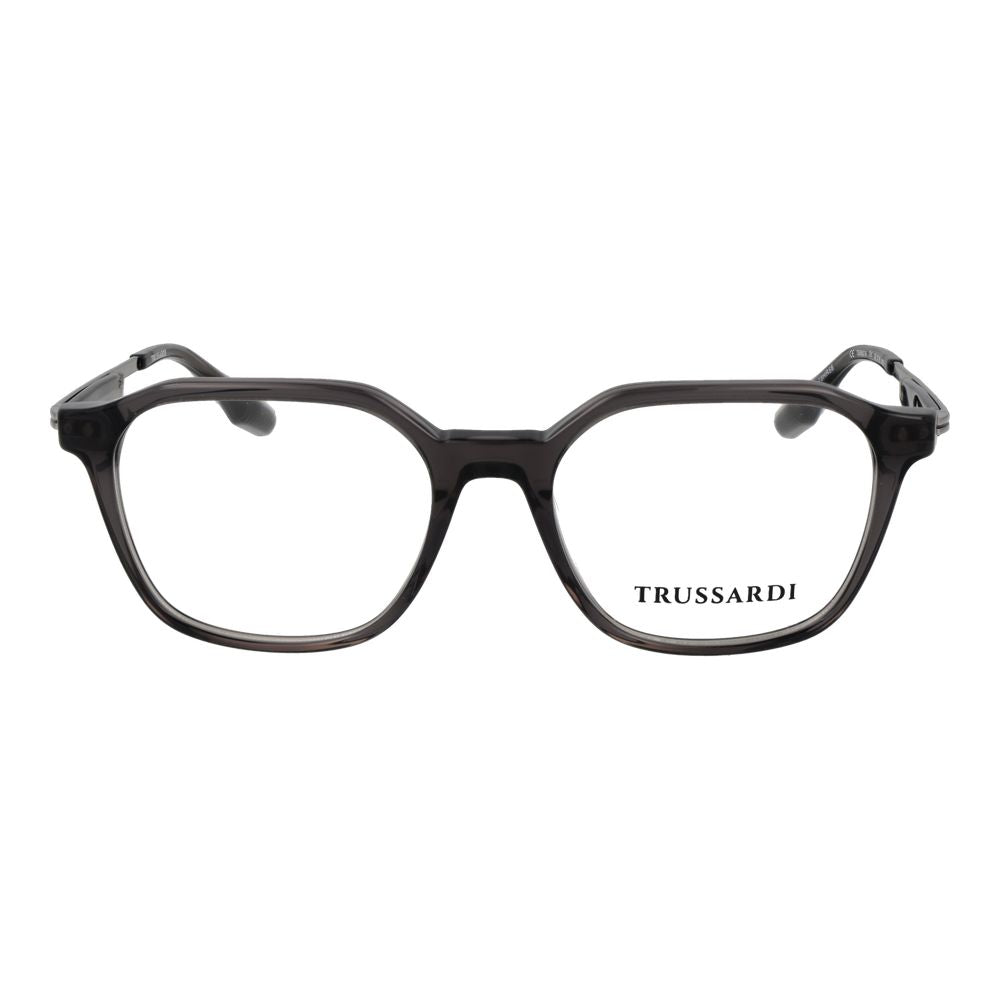 Trussardi Gray Acetate Glasses Men's (Frames)