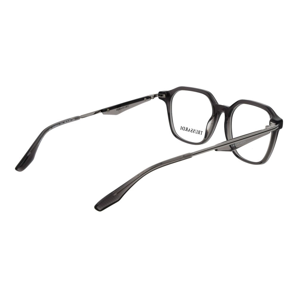 Trussardi Gray Acetate Glasses Men's (Frames)