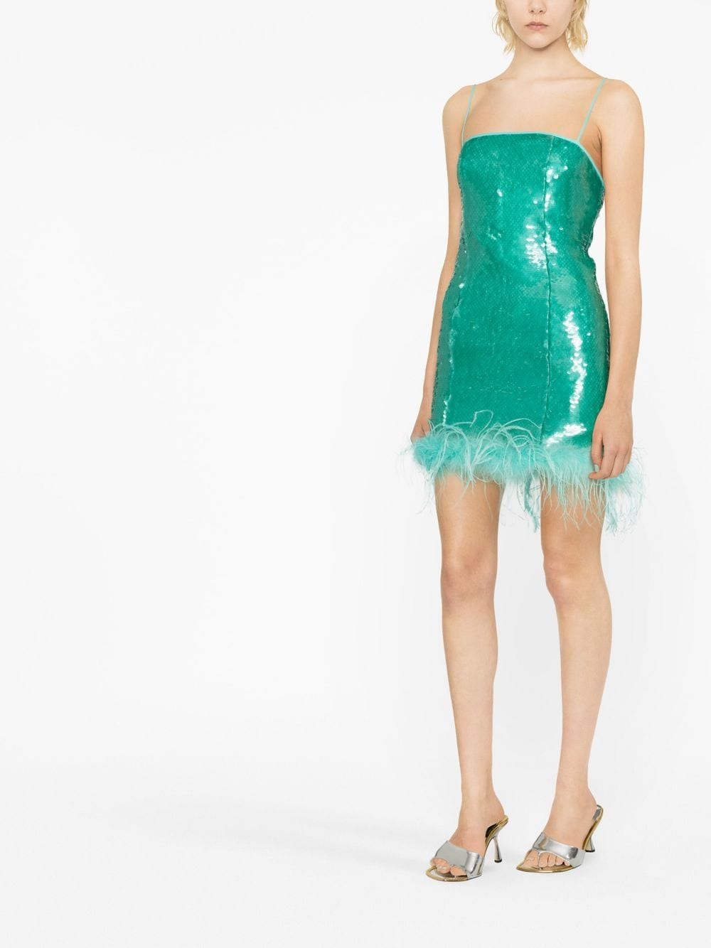 Giuseppe Di Morabito Women's Feather Detail Short Dress