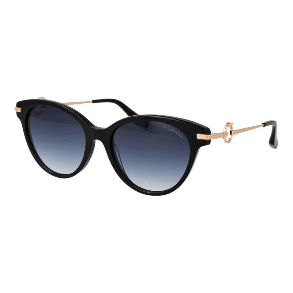 Trussardi Black Acetate Women's Sunglasses