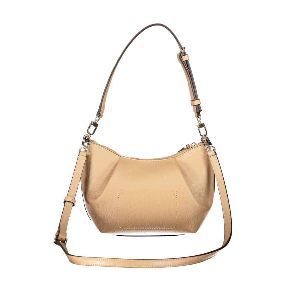 Guess Jeans Beige Polyurethane Women's Women's Bag