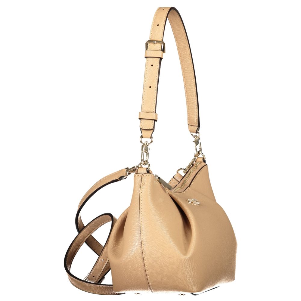 Guess Jeans Beige Polyurethane Women's Women's Bag