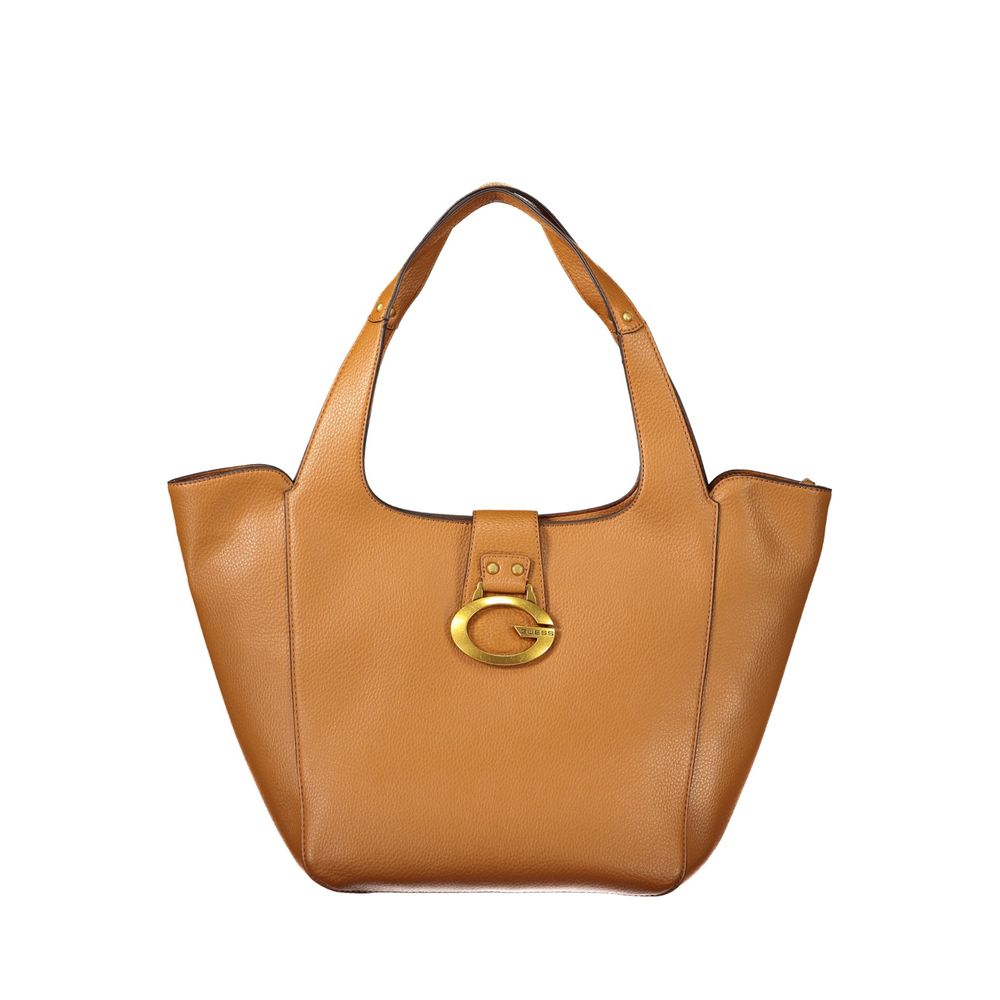 Guess Jeans Brown Polyurethane Women's Women's Bag