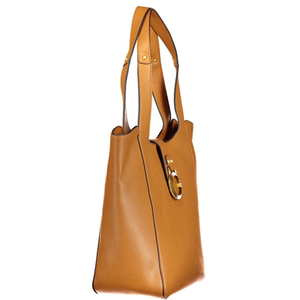 Guess Jeans Brown Polyurethane Women's Women's Bag