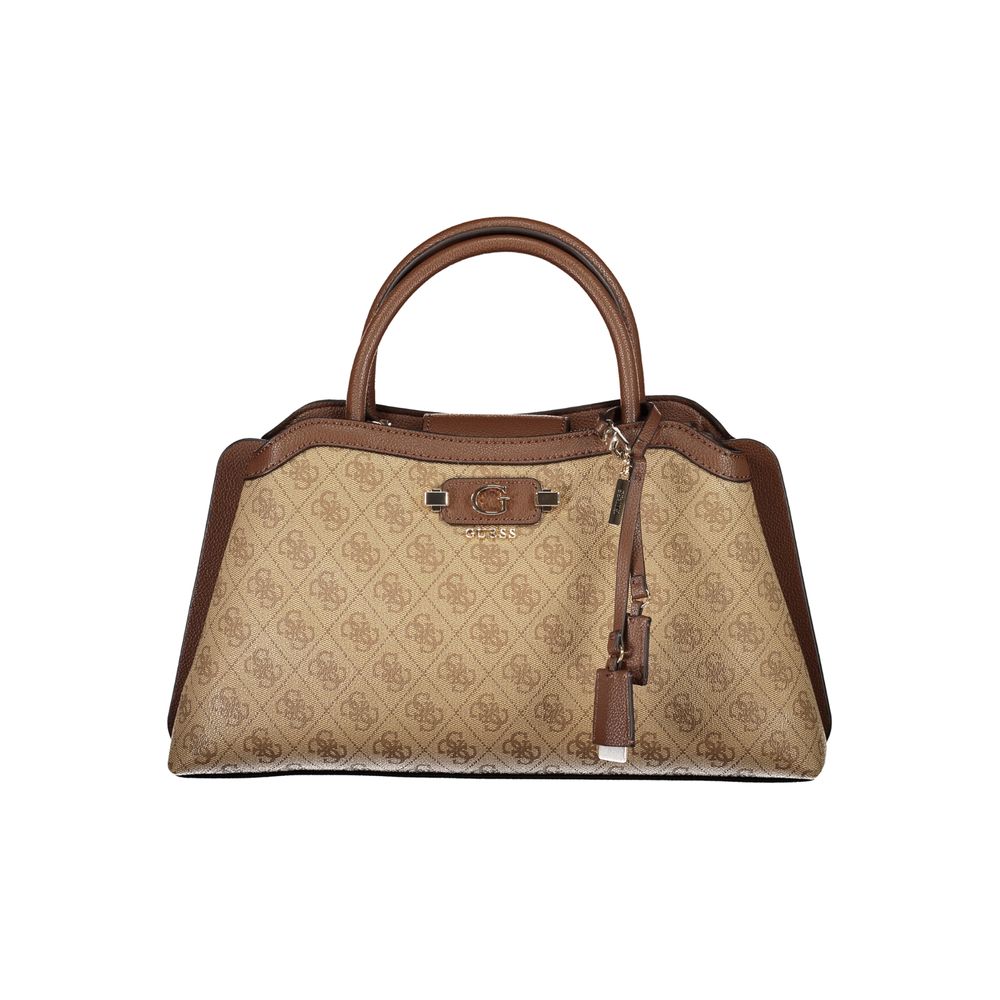Guess Jeans Beige Polyurethane Women's Women's Bag