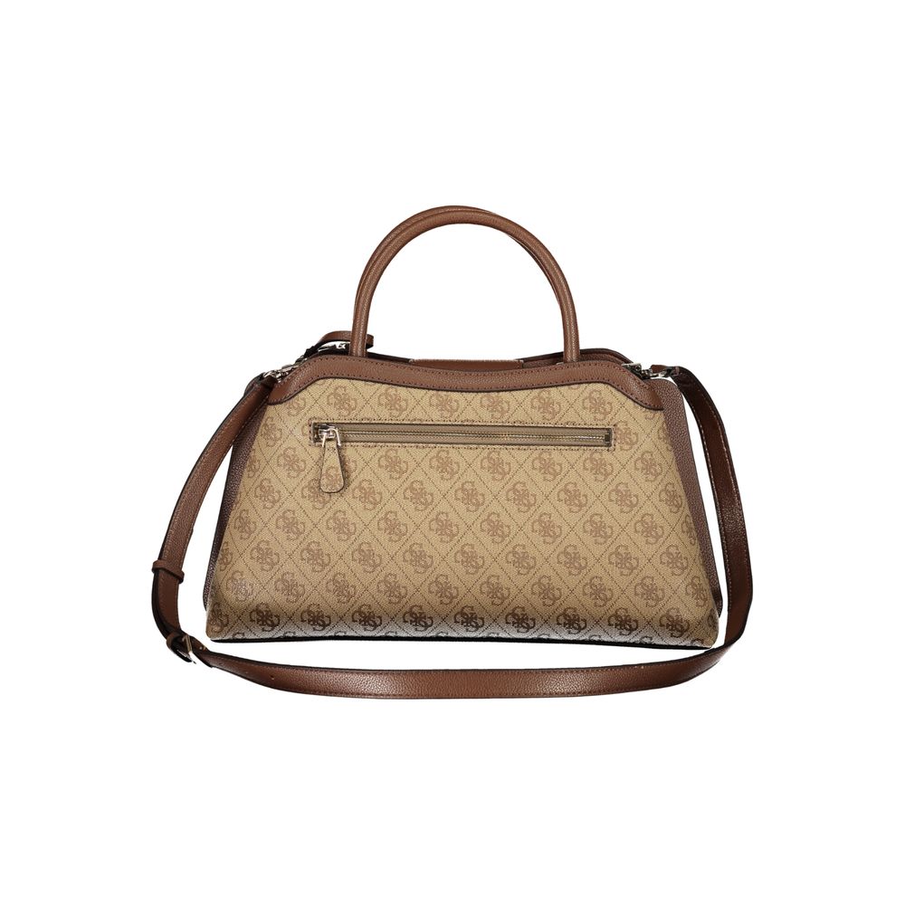 Guess Jeans Beige Polyurethane Women's Women's Bag