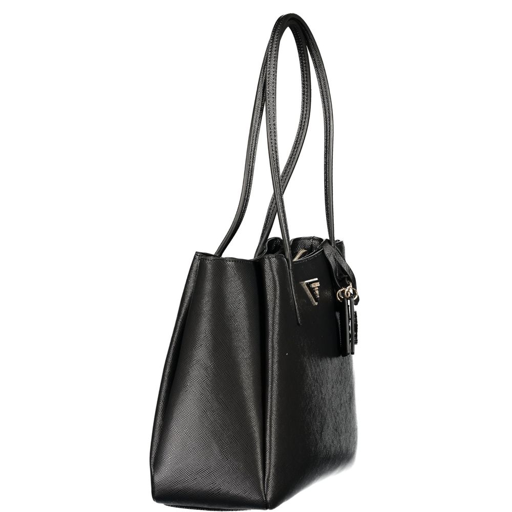 Guess Jeans Black Polyurethane Women's Women's Bag