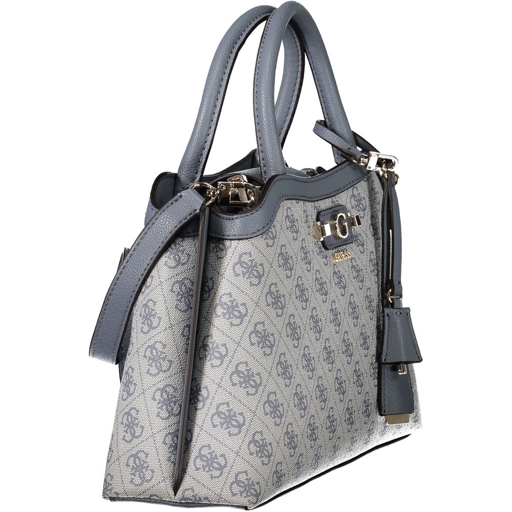 Guess Jeans Azzurro Polyurethane Women's Women's Bag