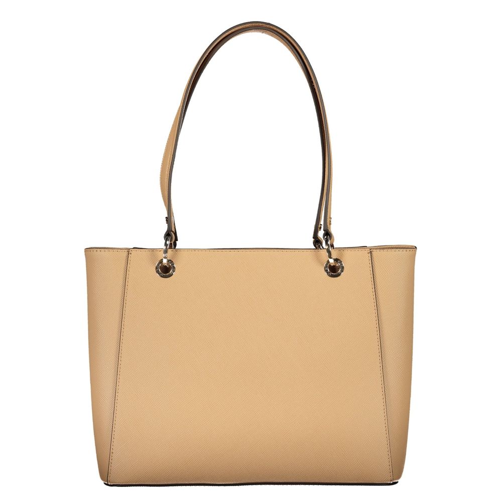 Guess Jeans Beige Poliuretano Women's Women's Bag