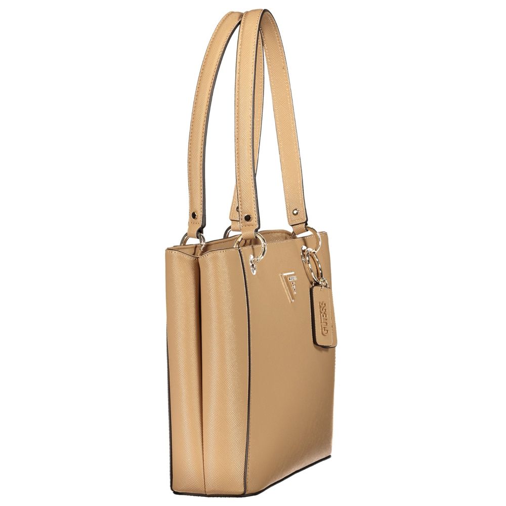 Guess Jeans Beige Poliuretano Women's Women's Bag