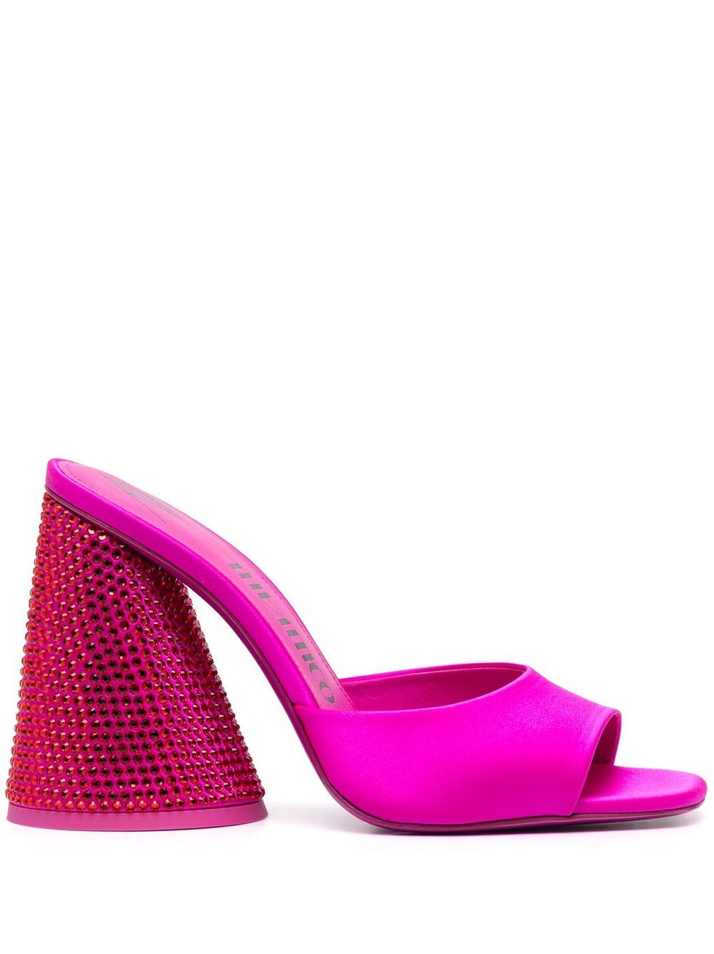 The Attico Women's Luz Embellished Satin Mules