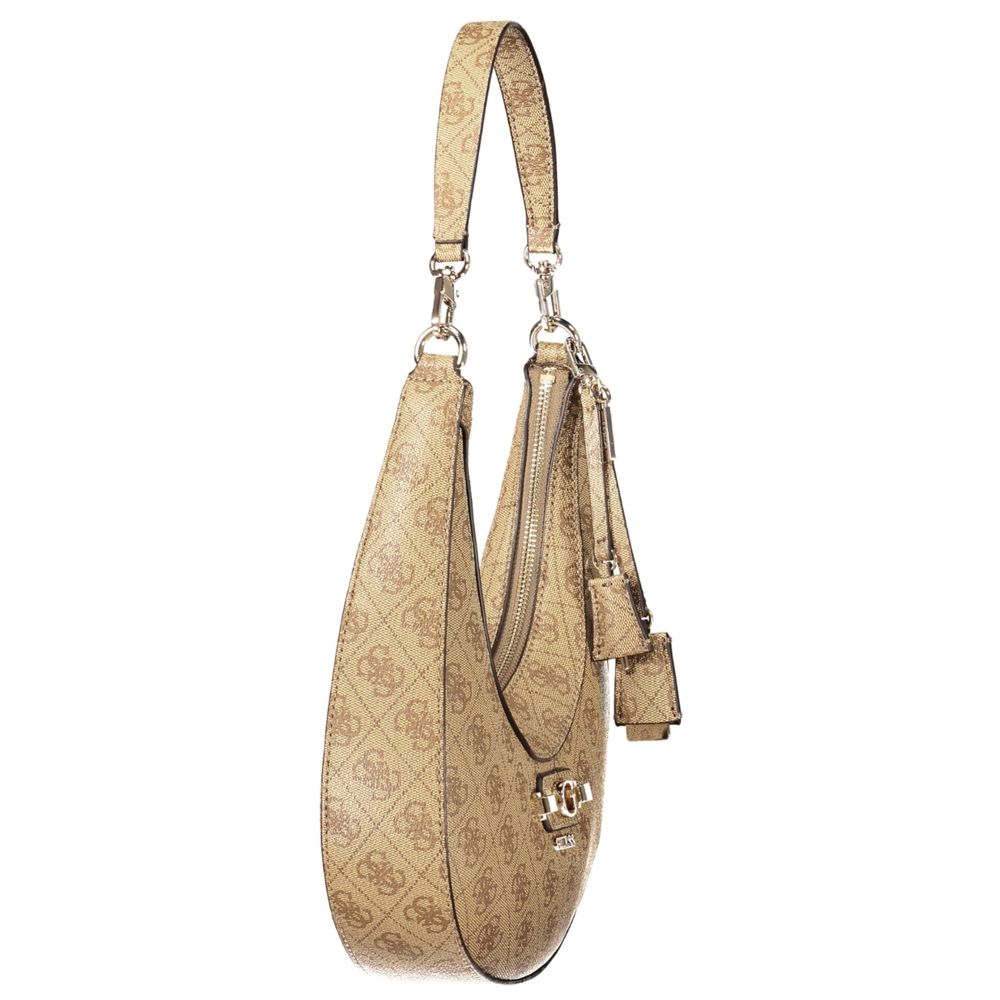 Guess Jeans Beige Polyurethane Women's Women's Bag