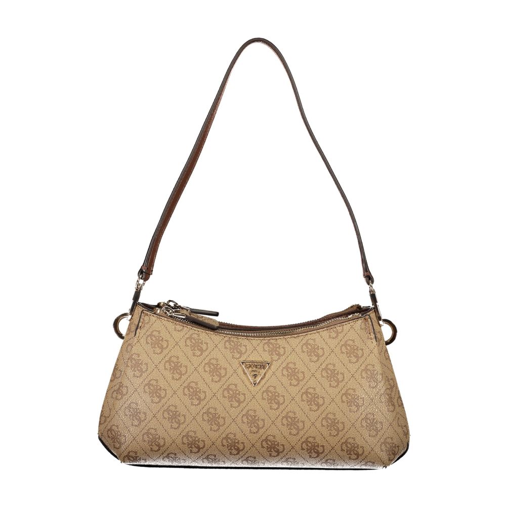 Guess Jeans Beige Polyurethane Women's Women's Bag
