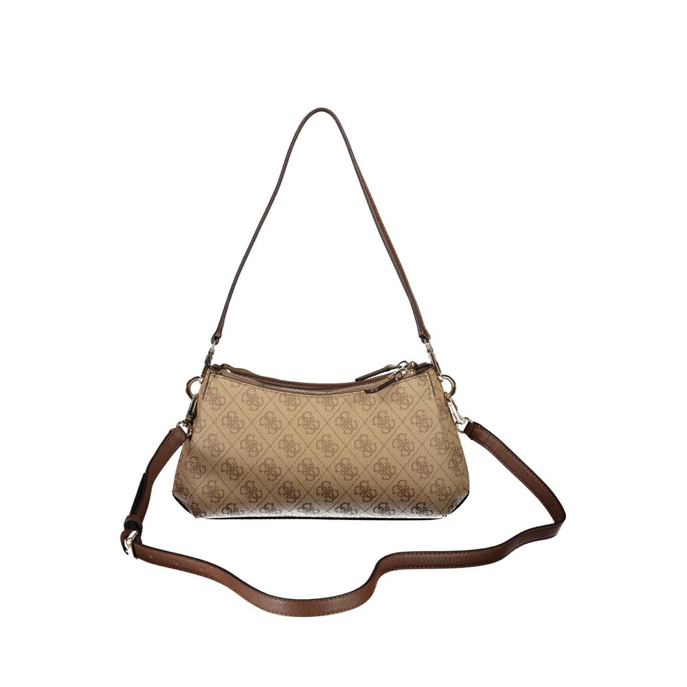 Guess Jeans Beige Polyurethane Women's Women's Bag