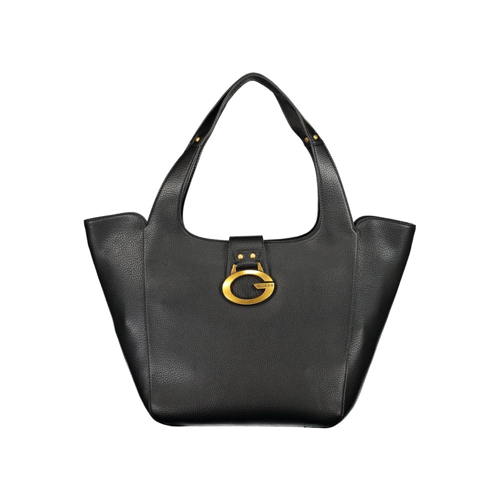 Guess Jeans Black Polyurethane Women's Women's Bag