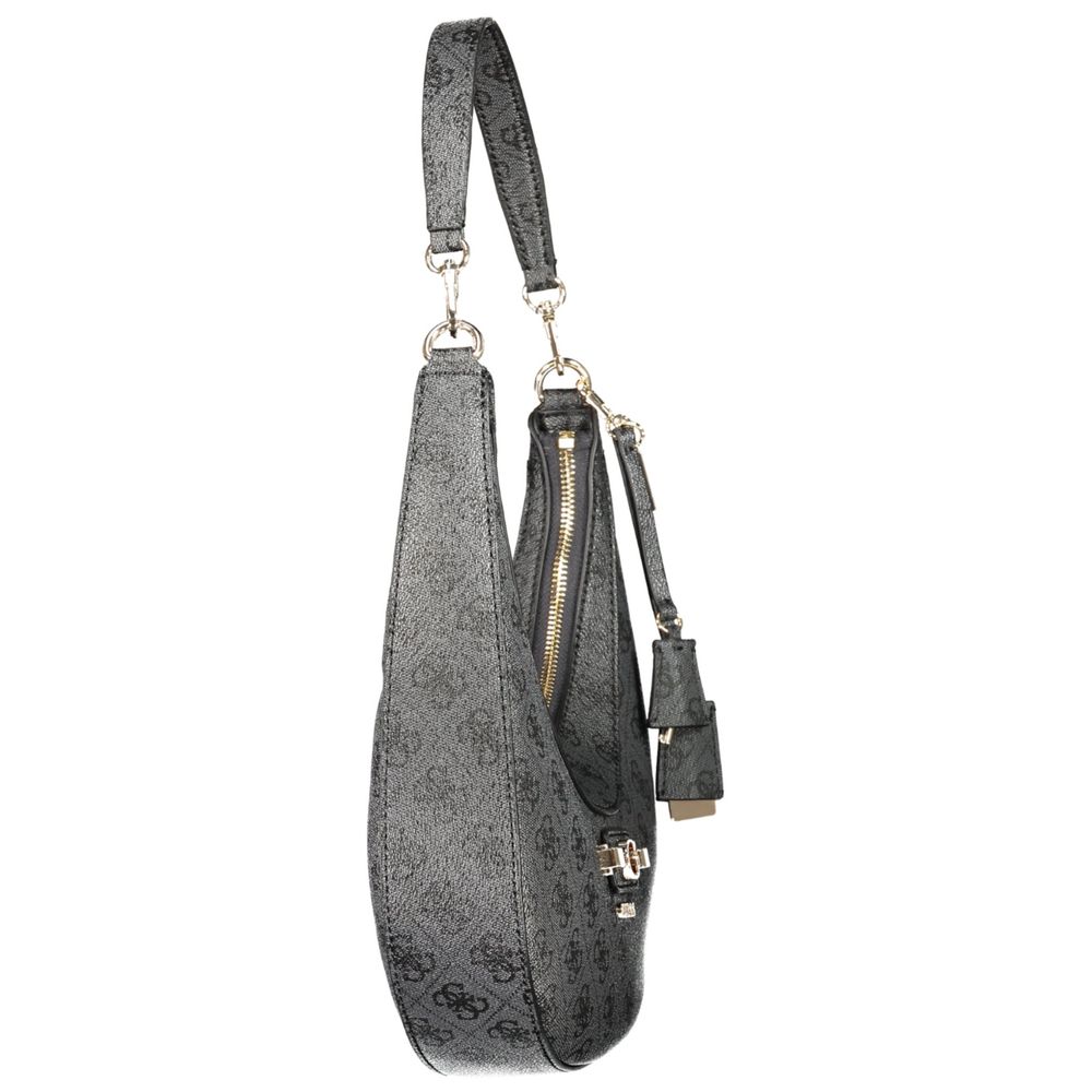 Guess Jeans Black Polyurethane Women's Women's Bag